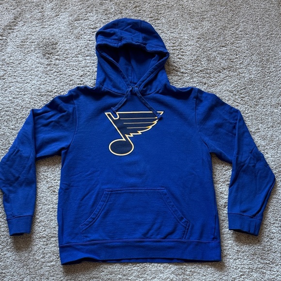 Fanatics Other - Fanatics St. Louis Blues men’s blue hoodie, size large